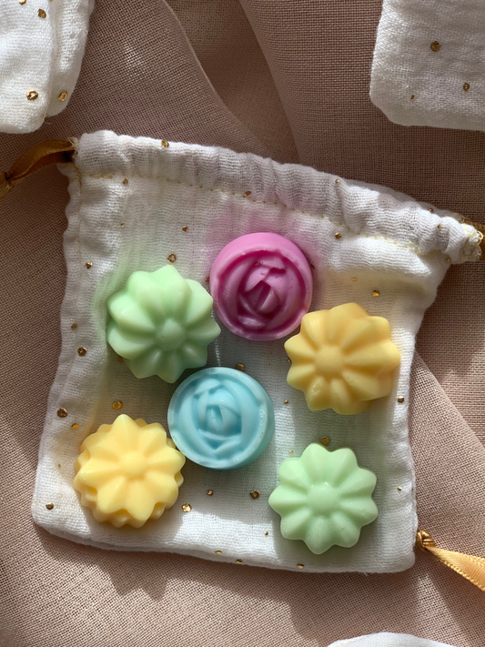 Lot de 6 fondants parfumés artisanaux personnalisables