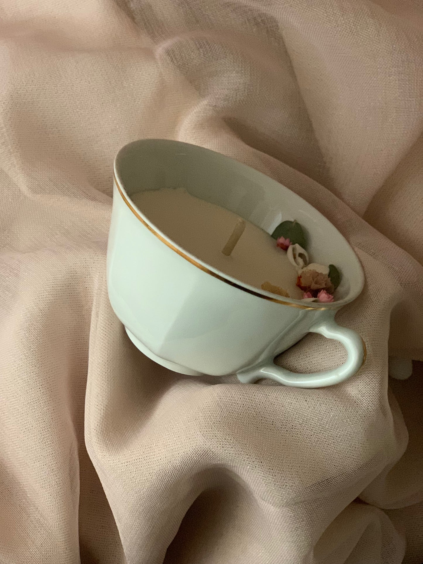 Tasse blanche - Parfum Monoï