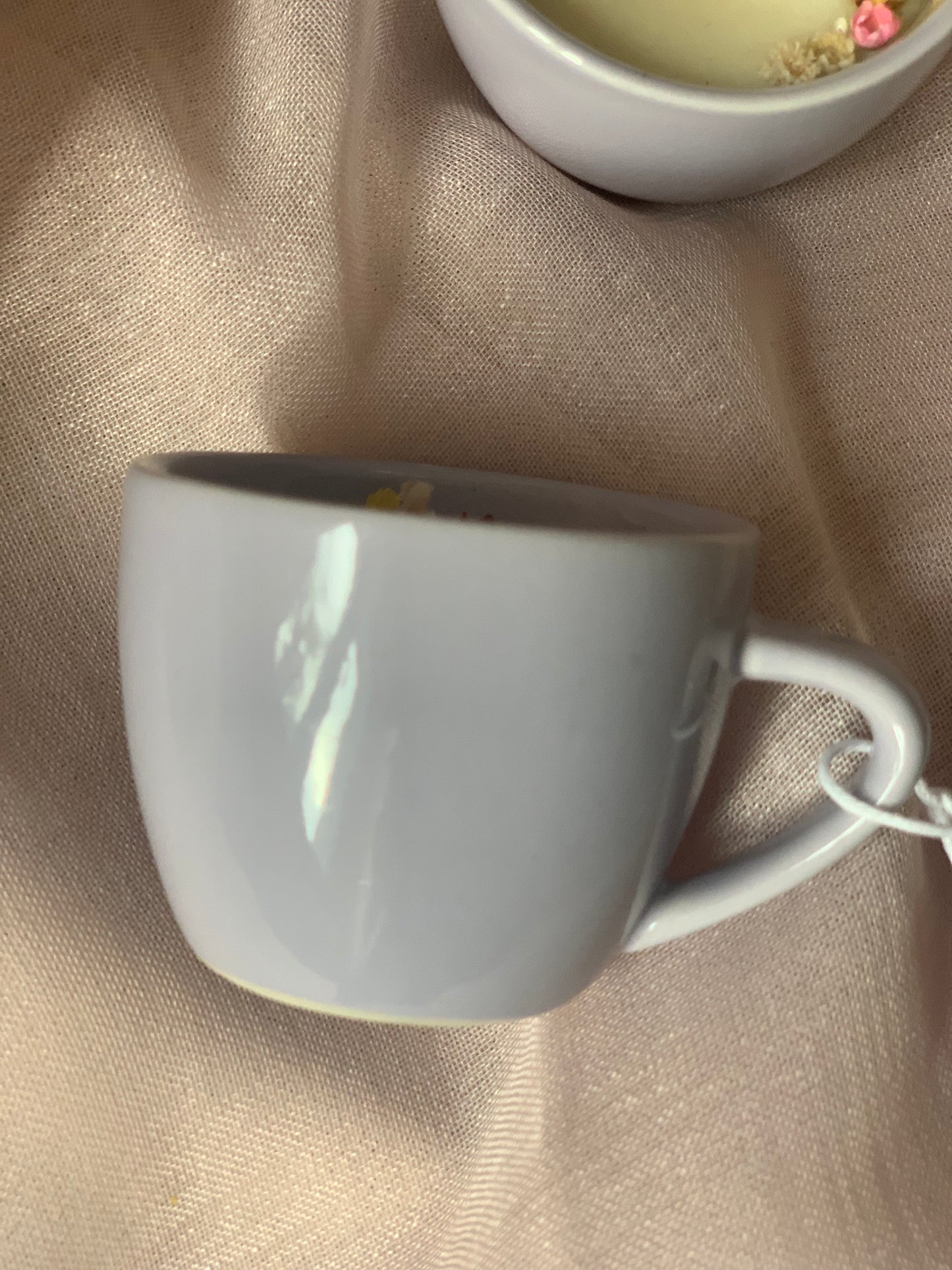 Tasse parme - Parfum Fleur de coton