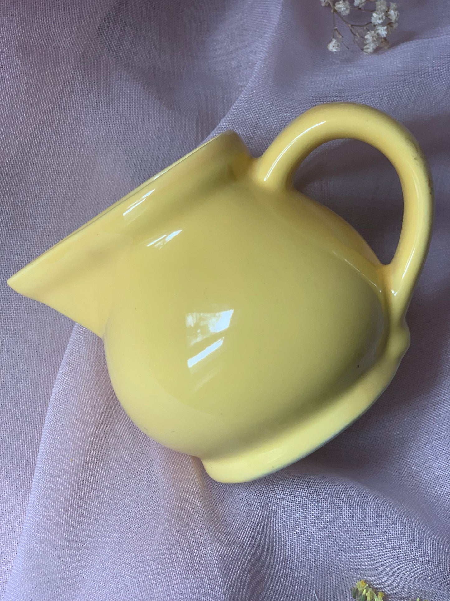 Pot jaune - Parfum Chèvrefeuille