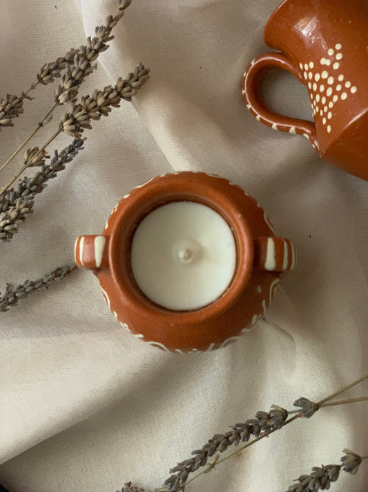 Pot en terre cuite - Parfum Citronnelle