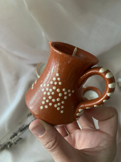 Pot en terre cuite - Parfum Monoï