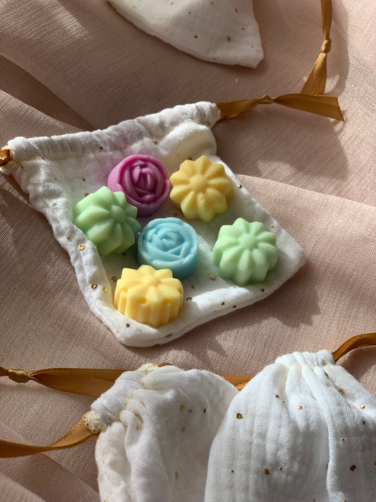 Pochette artisanale en coton