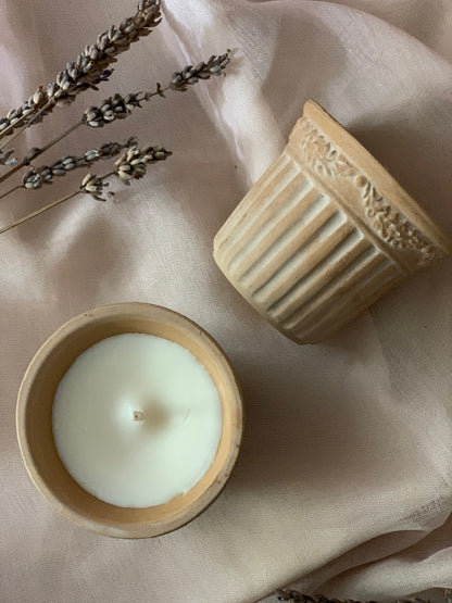 Pot en terre - Parfum Citronnelle