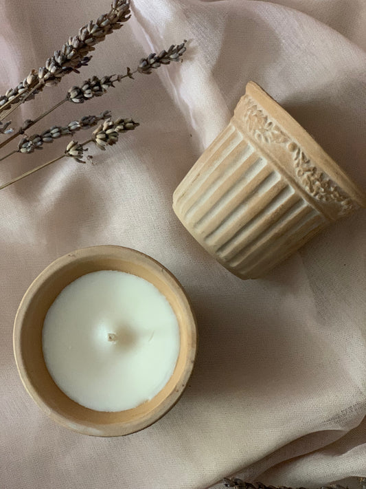Pot en terre - Parfum Citronnelle