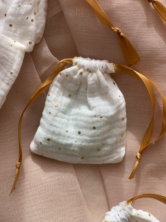 Pochette artisanale en coton