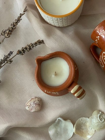 Pot en terre cuite - Parfum Monoï
