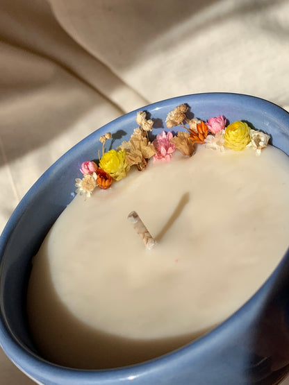 Tasse bleue - Parfum Vanille