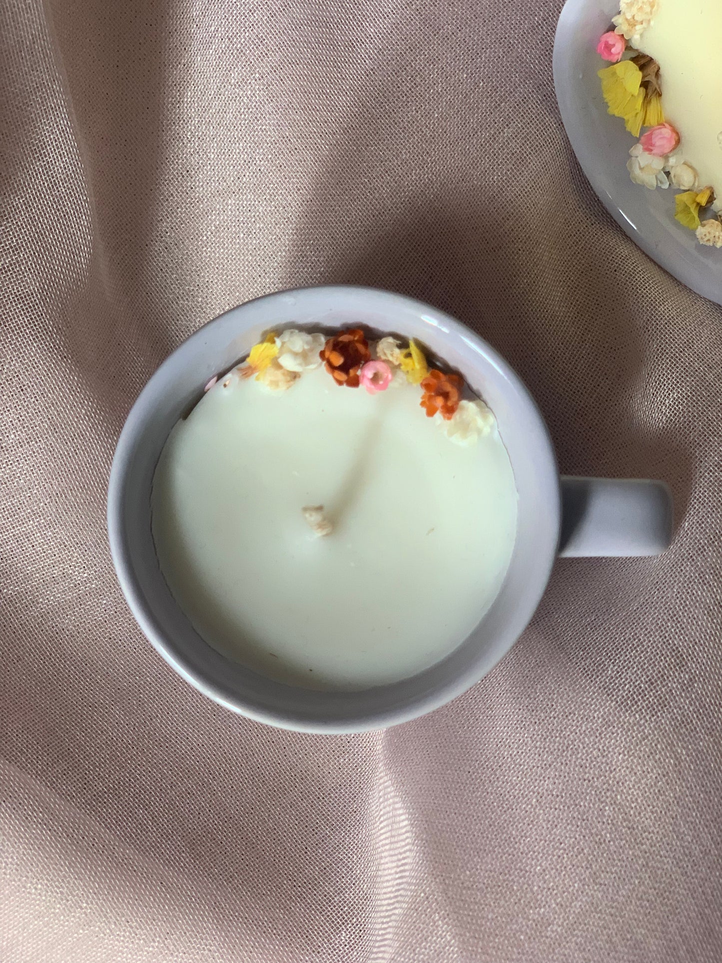Tasse parme - Parfum Fleur de coton