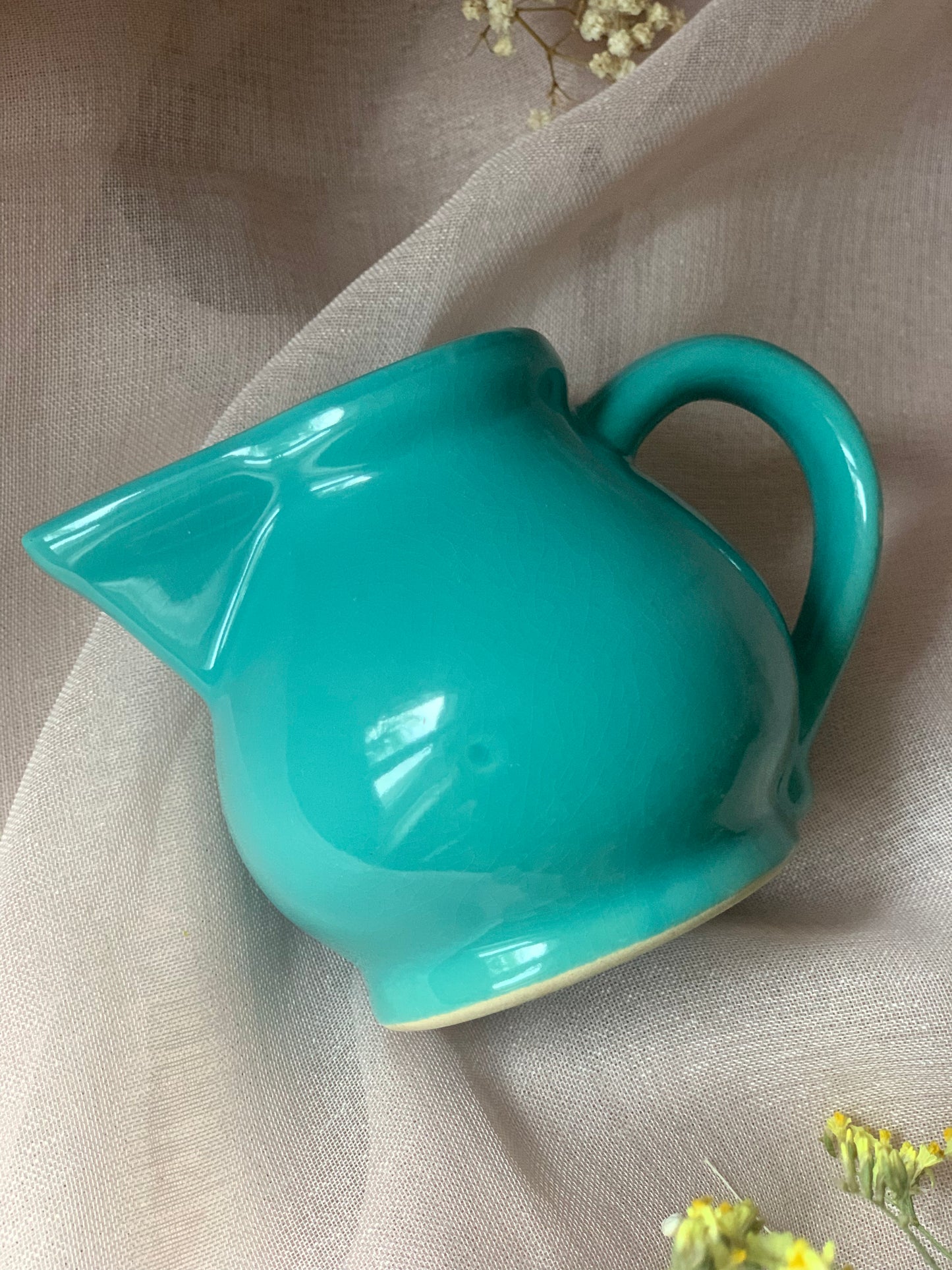 Pot turquoise - Parfum Fleur de Coton