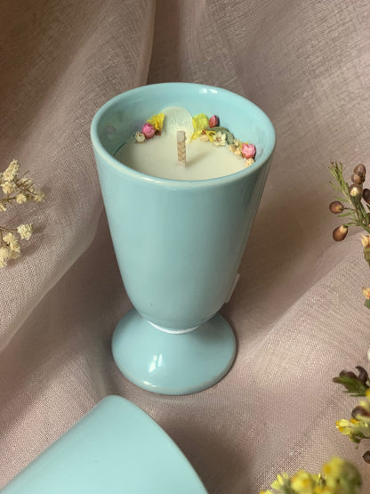 Mazagran bleu - Parfum Fleur de Coton